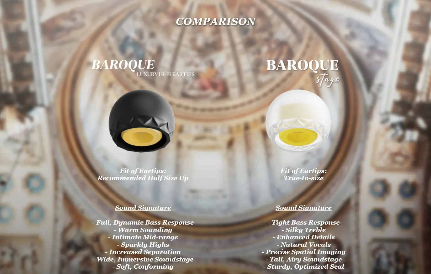 Eletech Baroque vs Baroque Stage